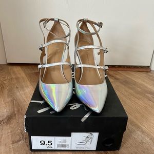 Banana Republic Desiree Holographic Heels size 9.5
